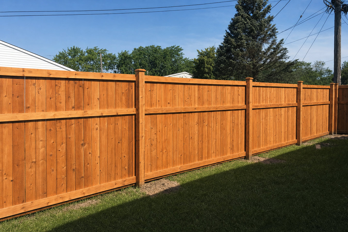 Fence staining and sealing in Palmdale, CA